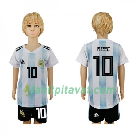 Argentiina Messi 10 Lasten Koti MM-kisat 2018 - Jalkapallo Pelipaidat (S/S)